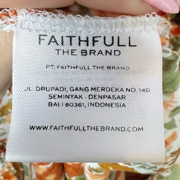 Faithful the Brand Women’s Asiya Skirt in Apricot Le Rose Floral US 8/L Revolve - Picture 5 of 11